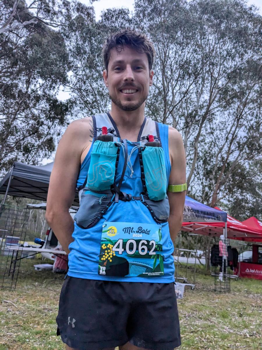 Ryan Kirwan at the Mt. Bold ultra marathon